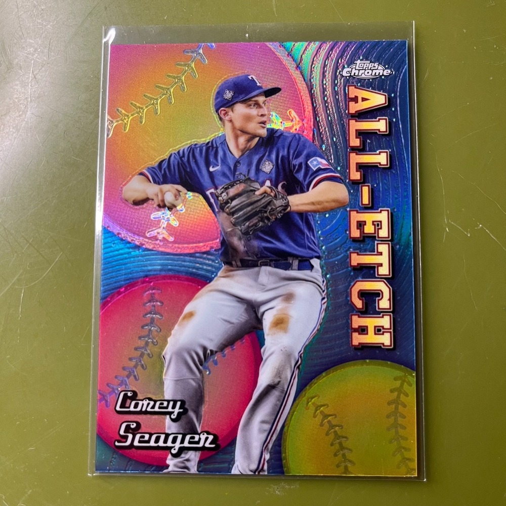 2024 Topps Chrome COREY SEAGER‎ All-Etch Insert #CAE-9 Texas Rangers